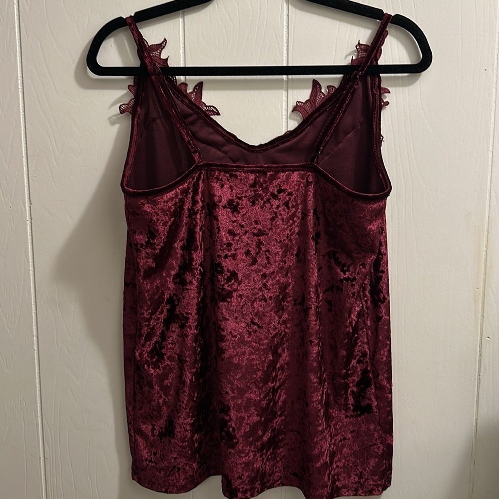 Crushed velvet tank top M - Picture 8 of 10